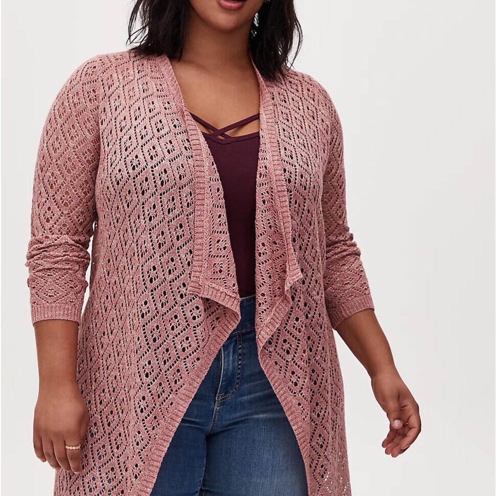 TORRID 1 open cardigan